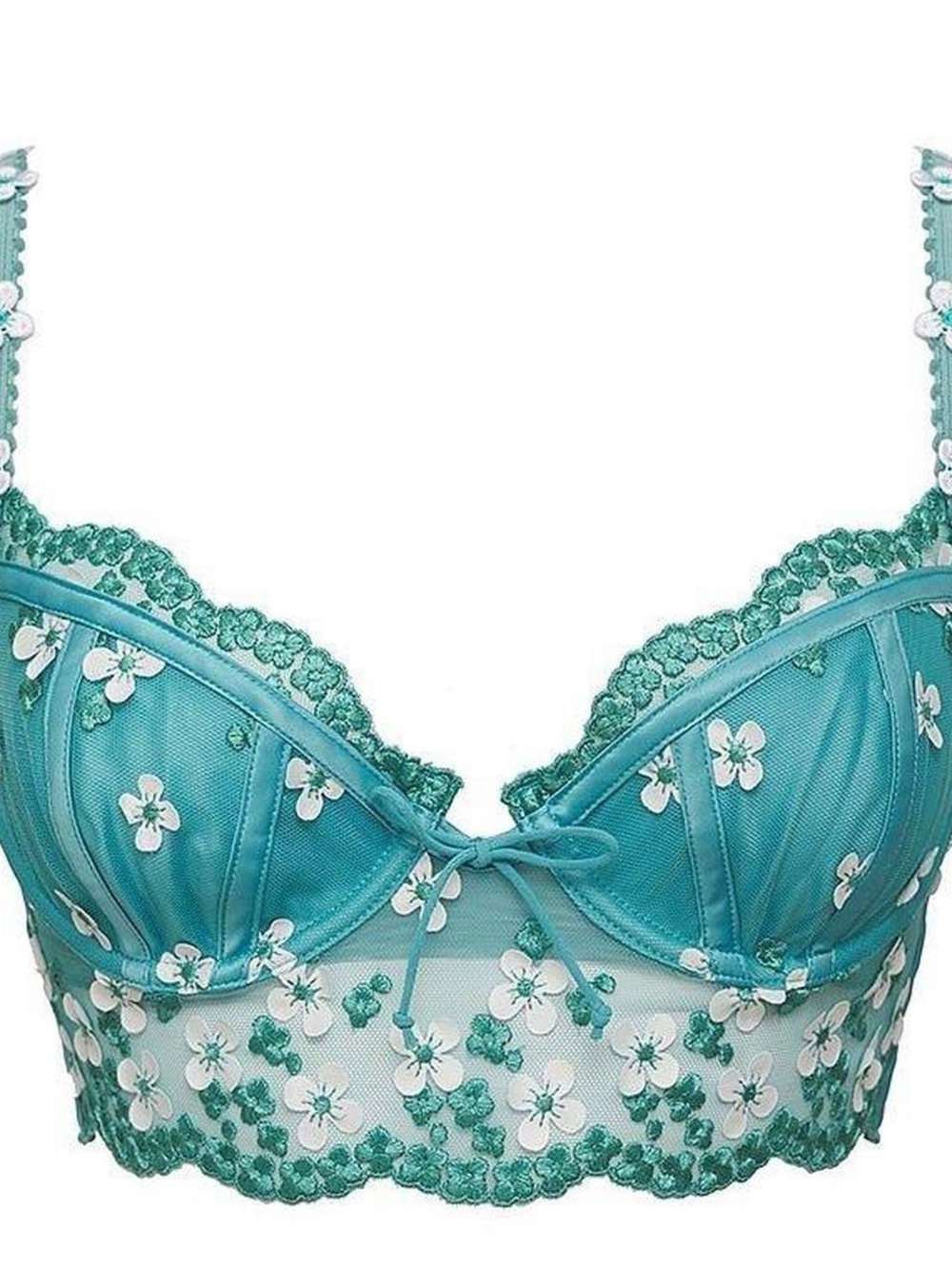 For Love and Lemons floral bralette corset top Size 36B #lingerie #floral